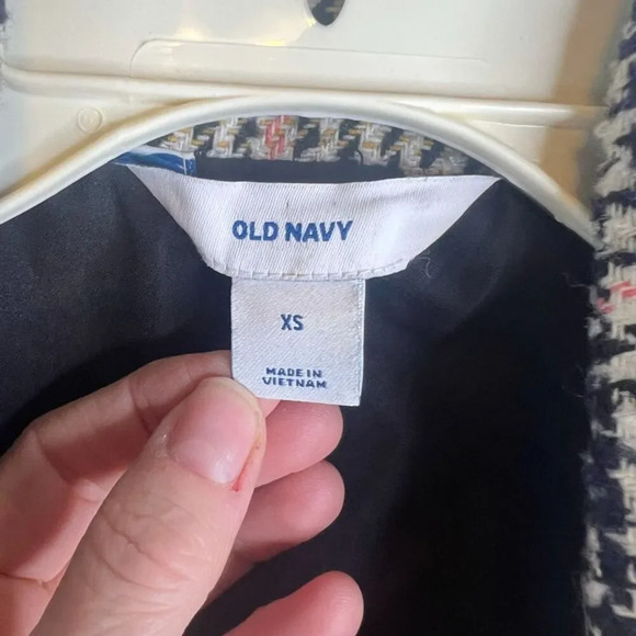 Old Navy Colorful Houndstooth Blazer Jacket Size XS‎ - Picture 7 of 9